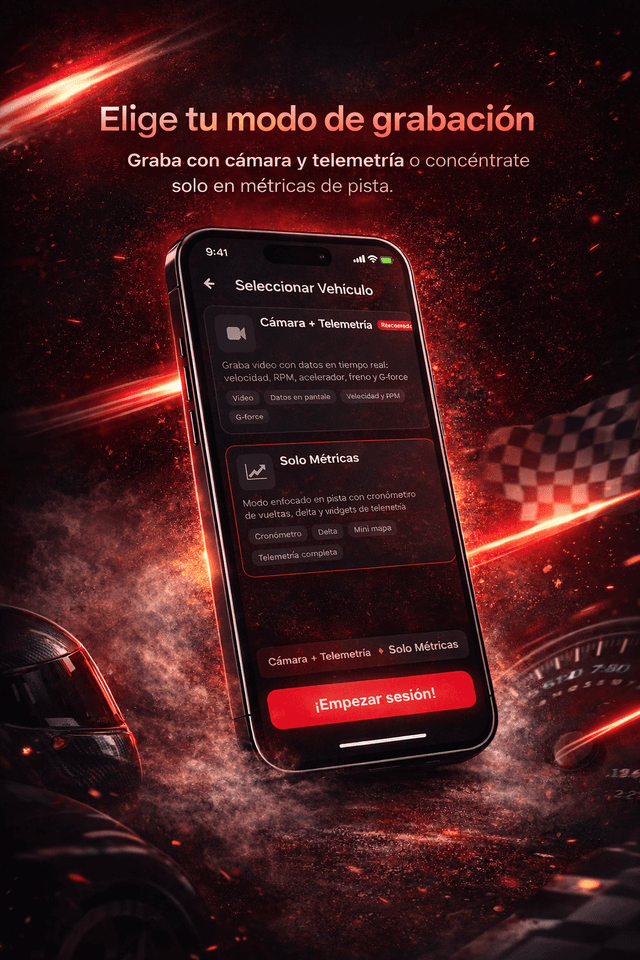 Elige tu modo de grabación